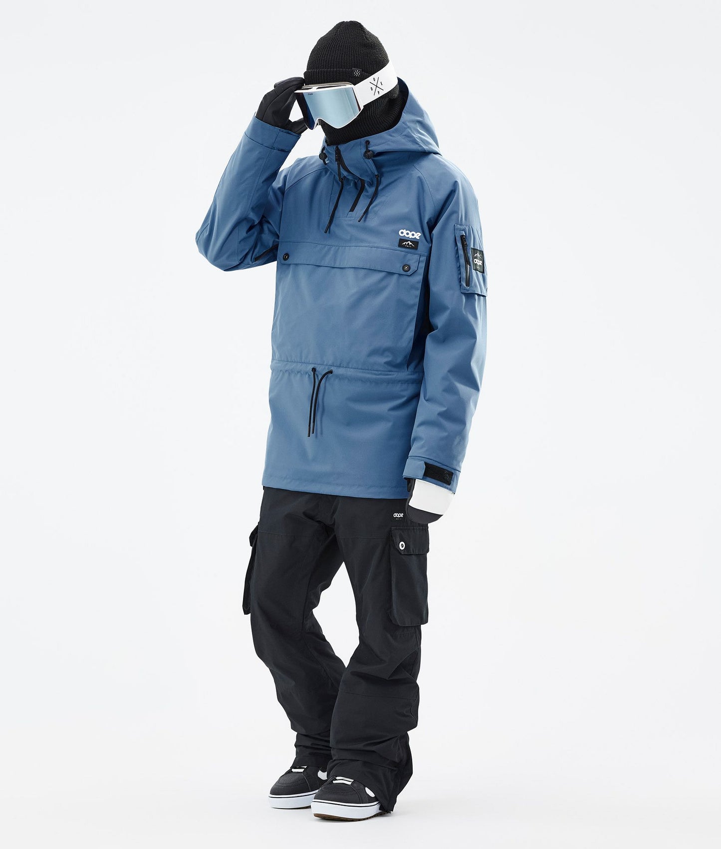 Snowboard Jacket Men Blue Steel