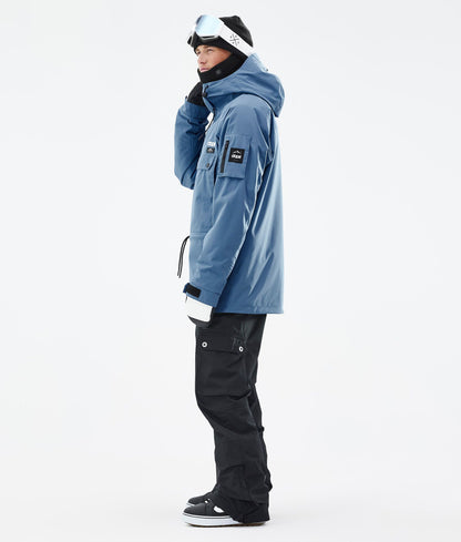 Snowboard Jacket Men Blue Steel