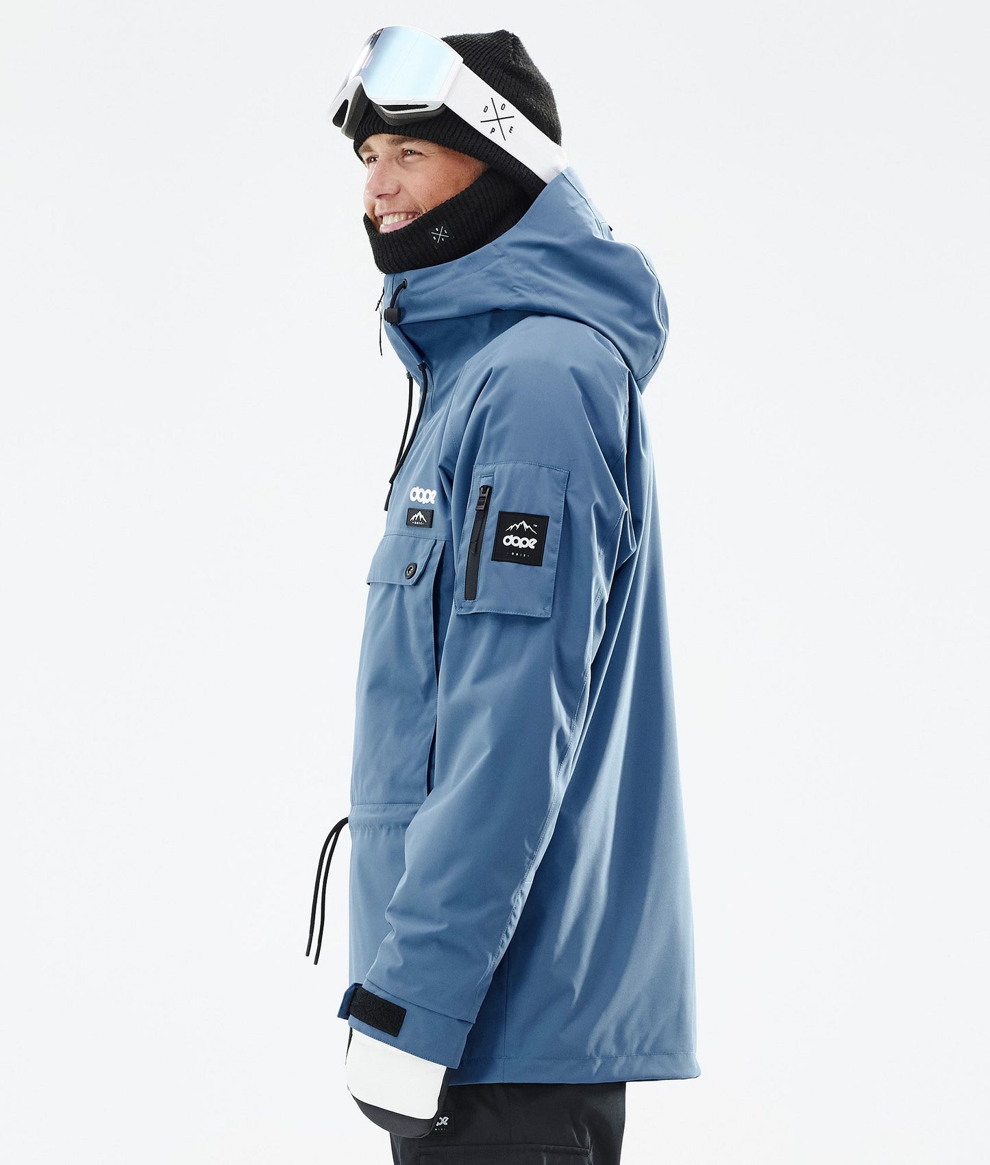 Snowboard Jacket Men Blue Steel