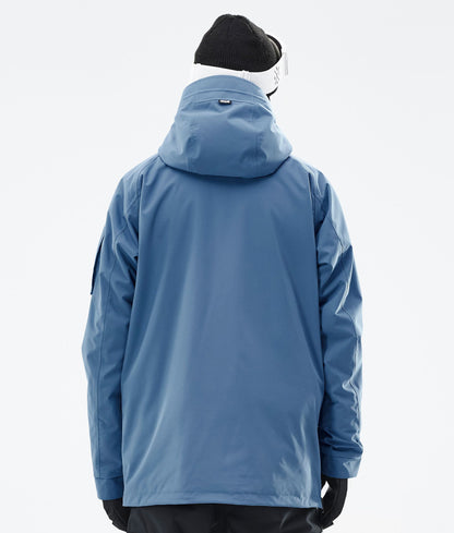 Snowboard Jacket Men Blue Steel
