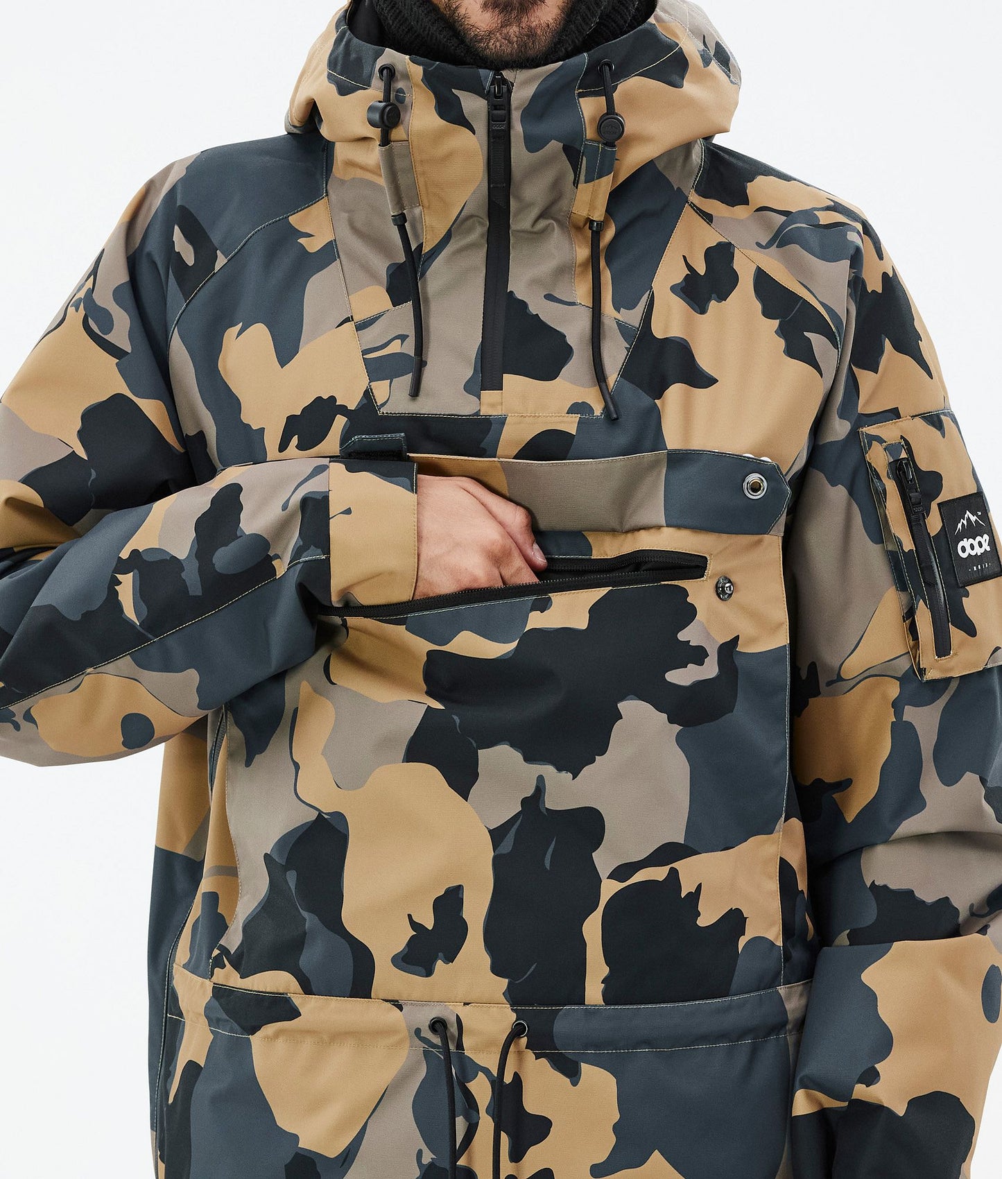 Snowboard Jacket Men Walnut Camo