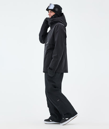 Snowboard Jacket Men Black