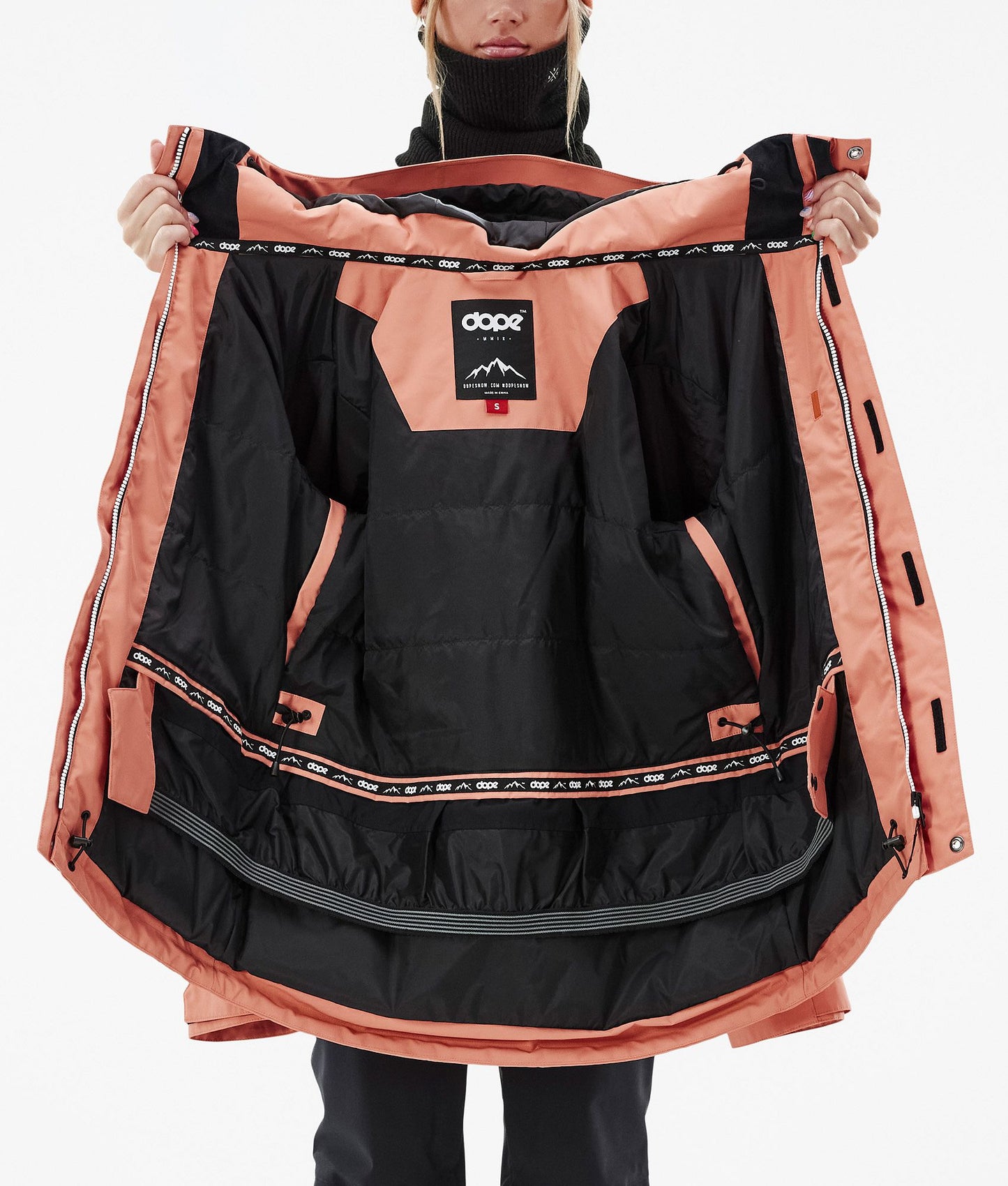 Snowboard Jacket Women Peach
