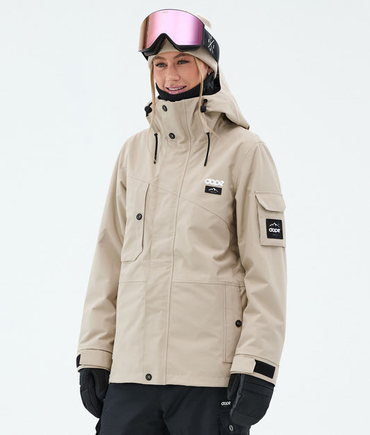 Snowboard Jacket Women Sand