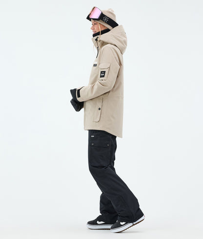 Snowboard Jacket Women Sand