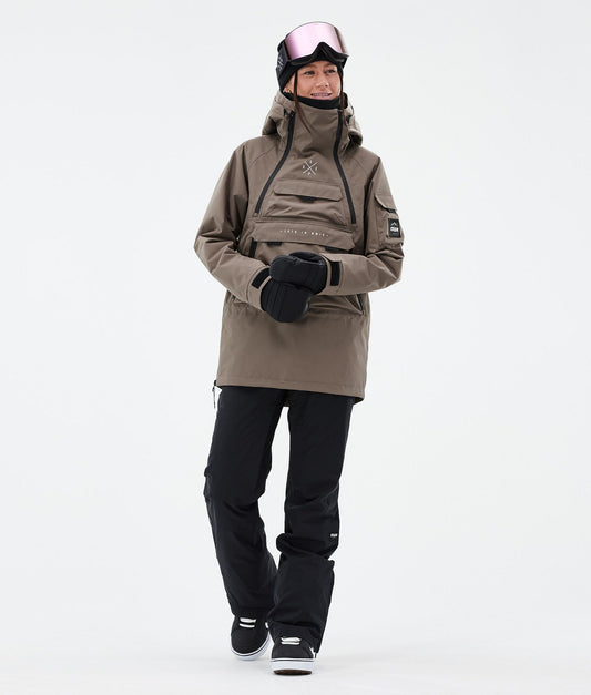 Snowboard Jacket Women Walnut
