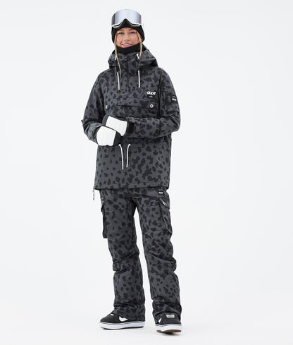 Snowboard Jacket Women Dots Phantom