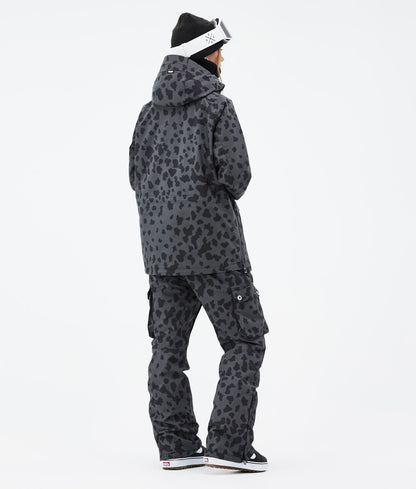 Snowboard Jacket Women Dots Phantom