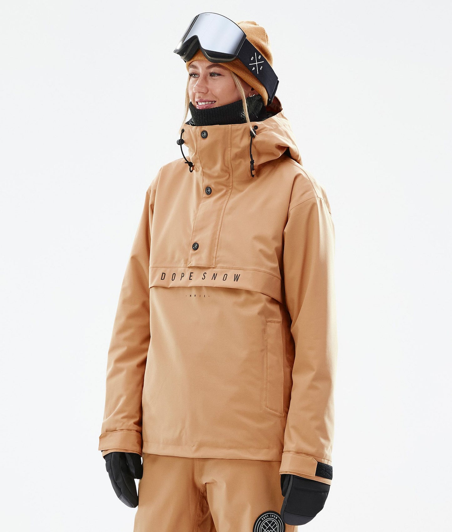 Snowboard Jacket Women Khaki Yellow