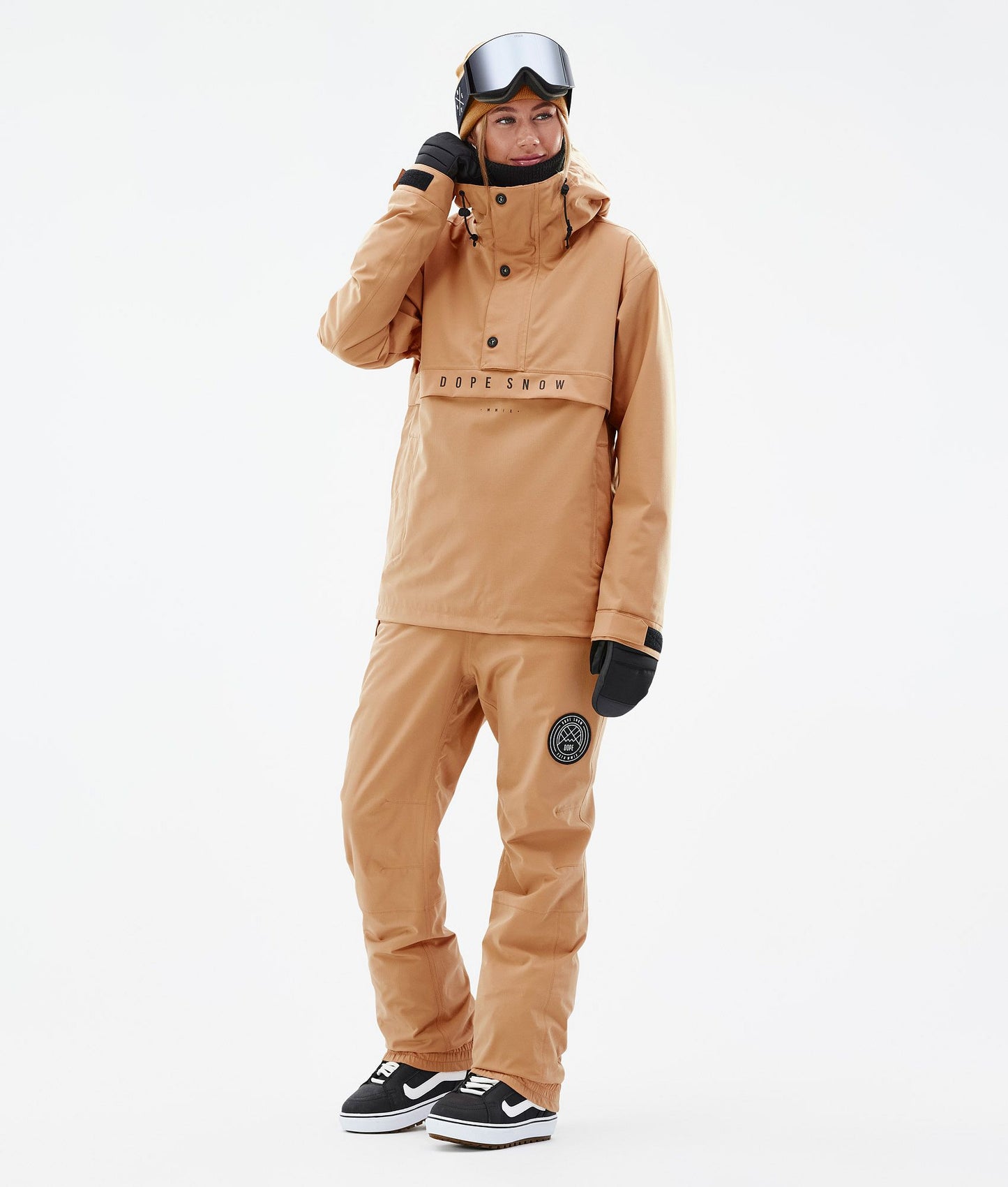 Snowboard Jacket Women Khaki Yellow