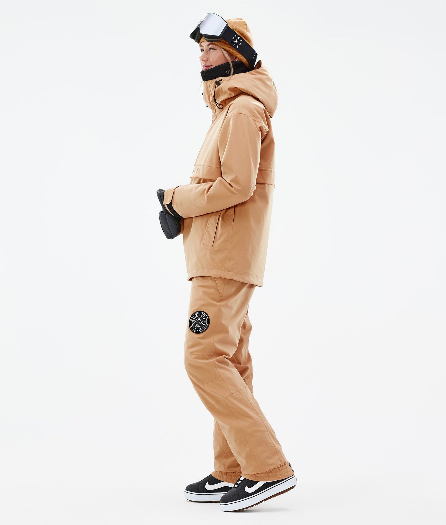 Snowboard Jacket Women Khaki Yellow