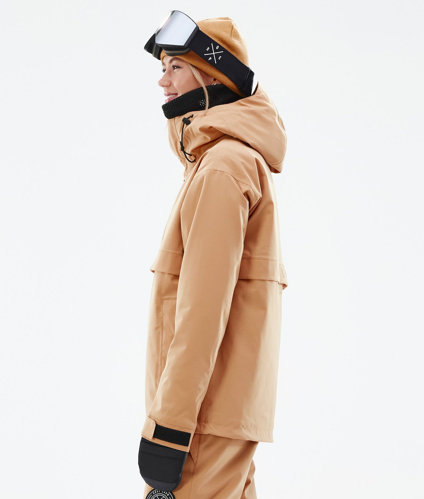 Snowboard Jacket Women Khaki Yellow