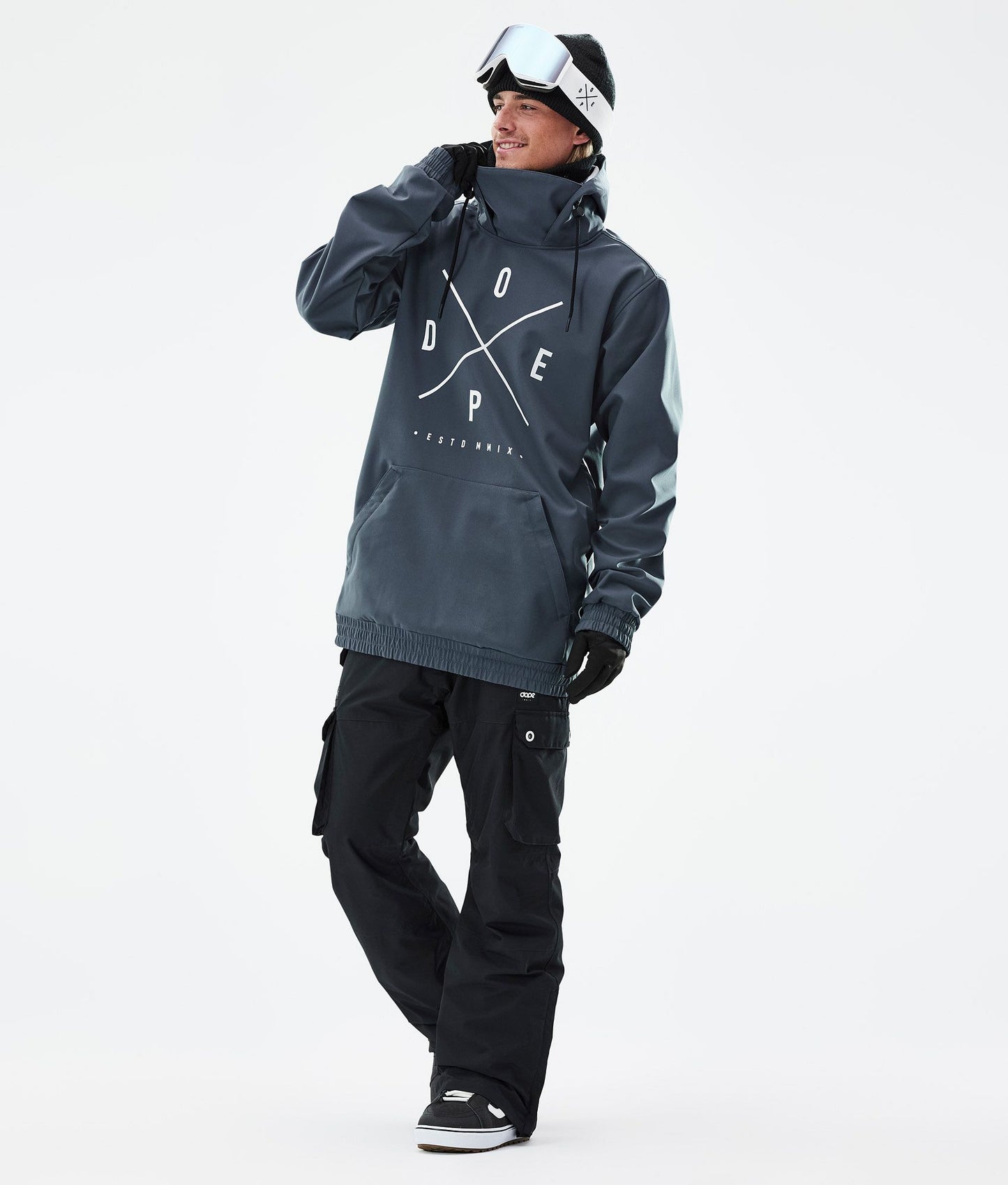 Snowboard Jacket Men 2X-Up Metal Blue