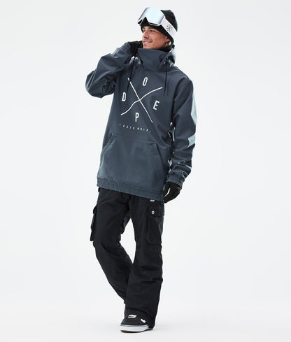 Snowboard Jacket Men 2X-Up Metal Blue