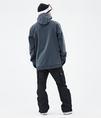 Snowboard Jacket Men 2X-Up Metal Blue