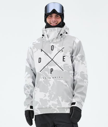 Snowboard Jacket Men 2X-Up Grey Camo