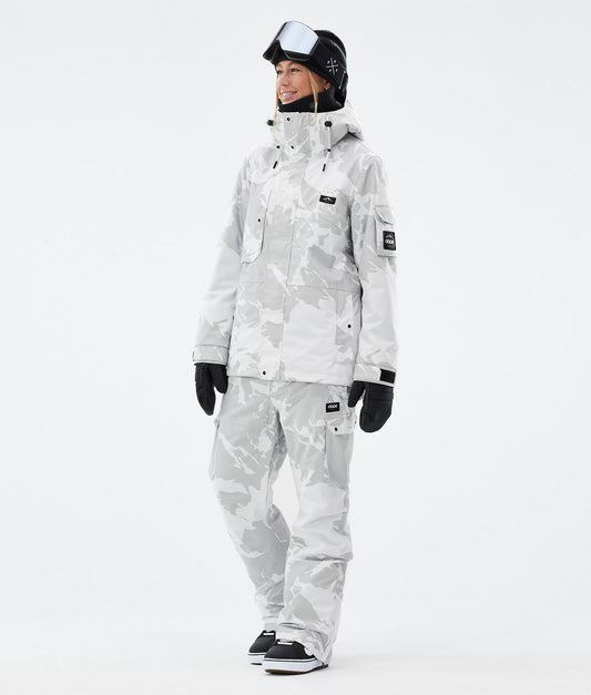 Snowboard Pants Women Grey Camo