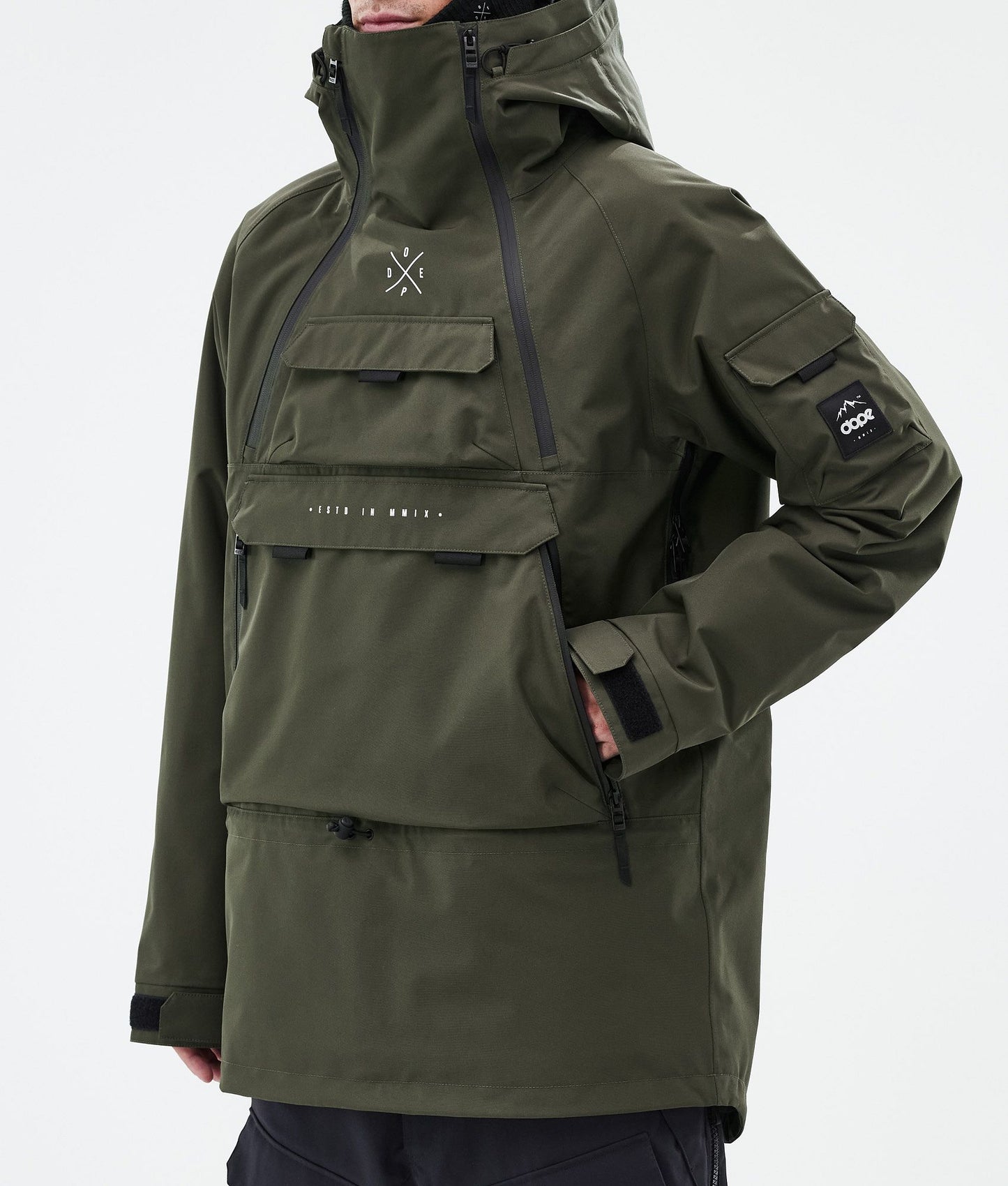 Snowboard Jacket Men Olive Green
