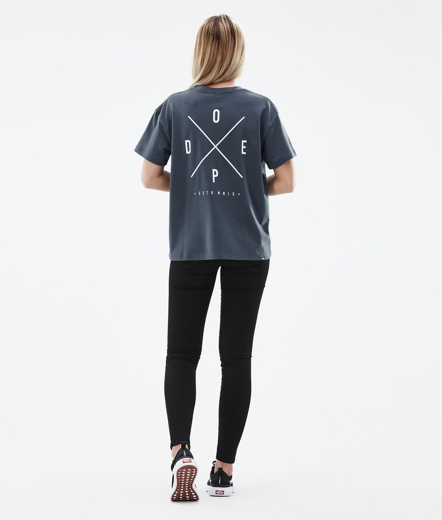 T-shirt Women 2X-Up Metal Blue