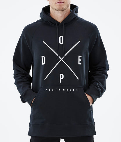 Hoodie Men 2X-Up Black