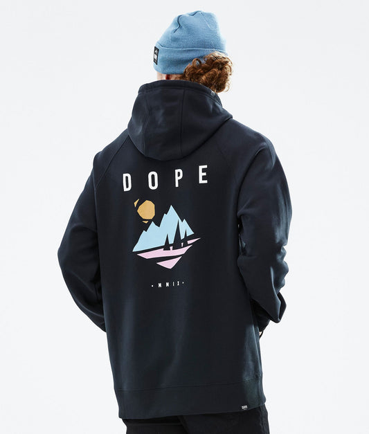 Hoodie Men Pine Black