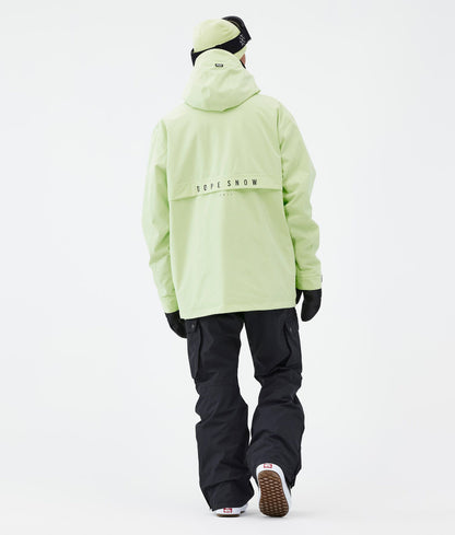 Snowboard Jacket Men Faded Neon