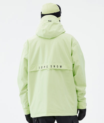 Snowboard Jacket Men Faded Neon