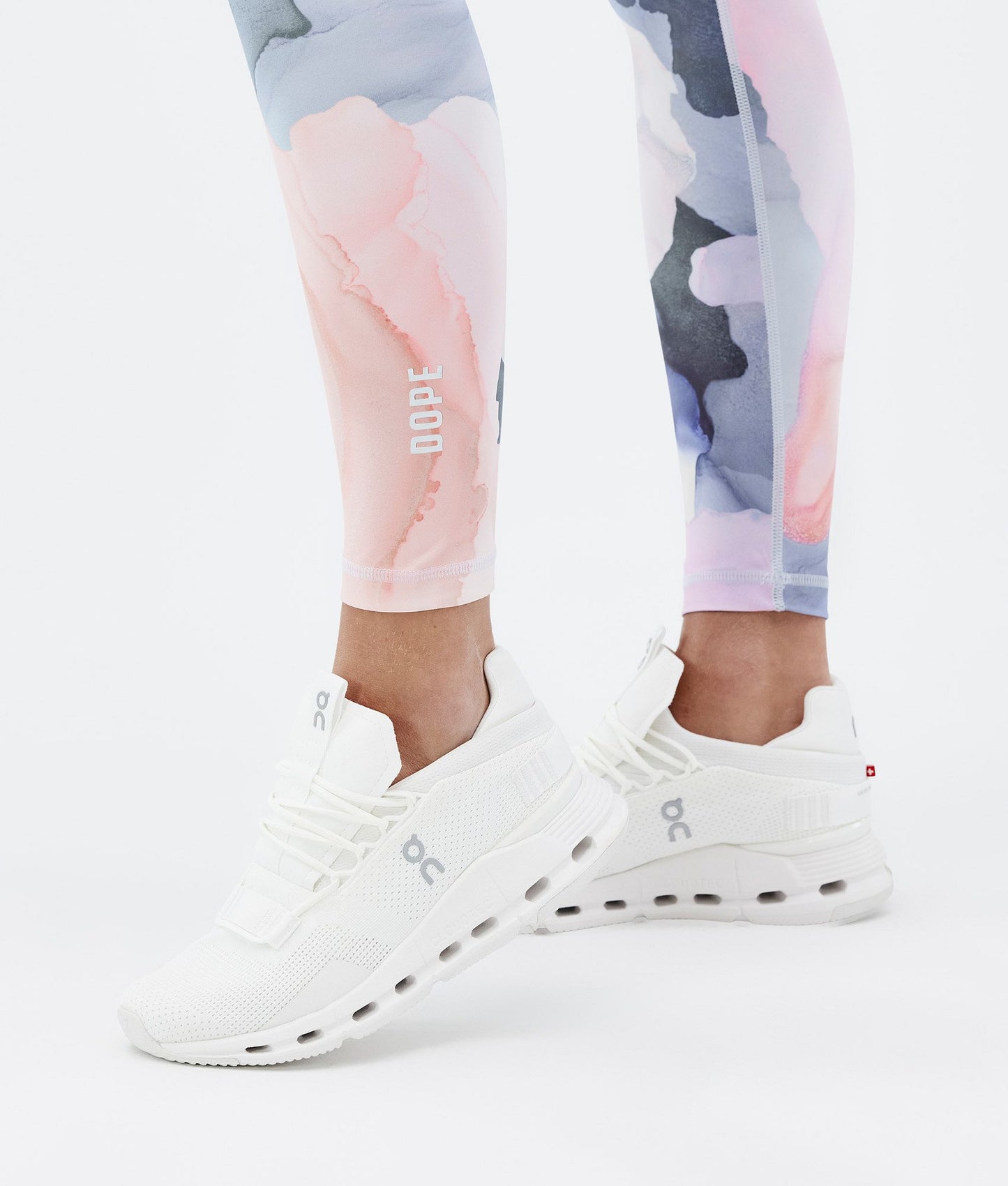 Leggings Women Blot Peach