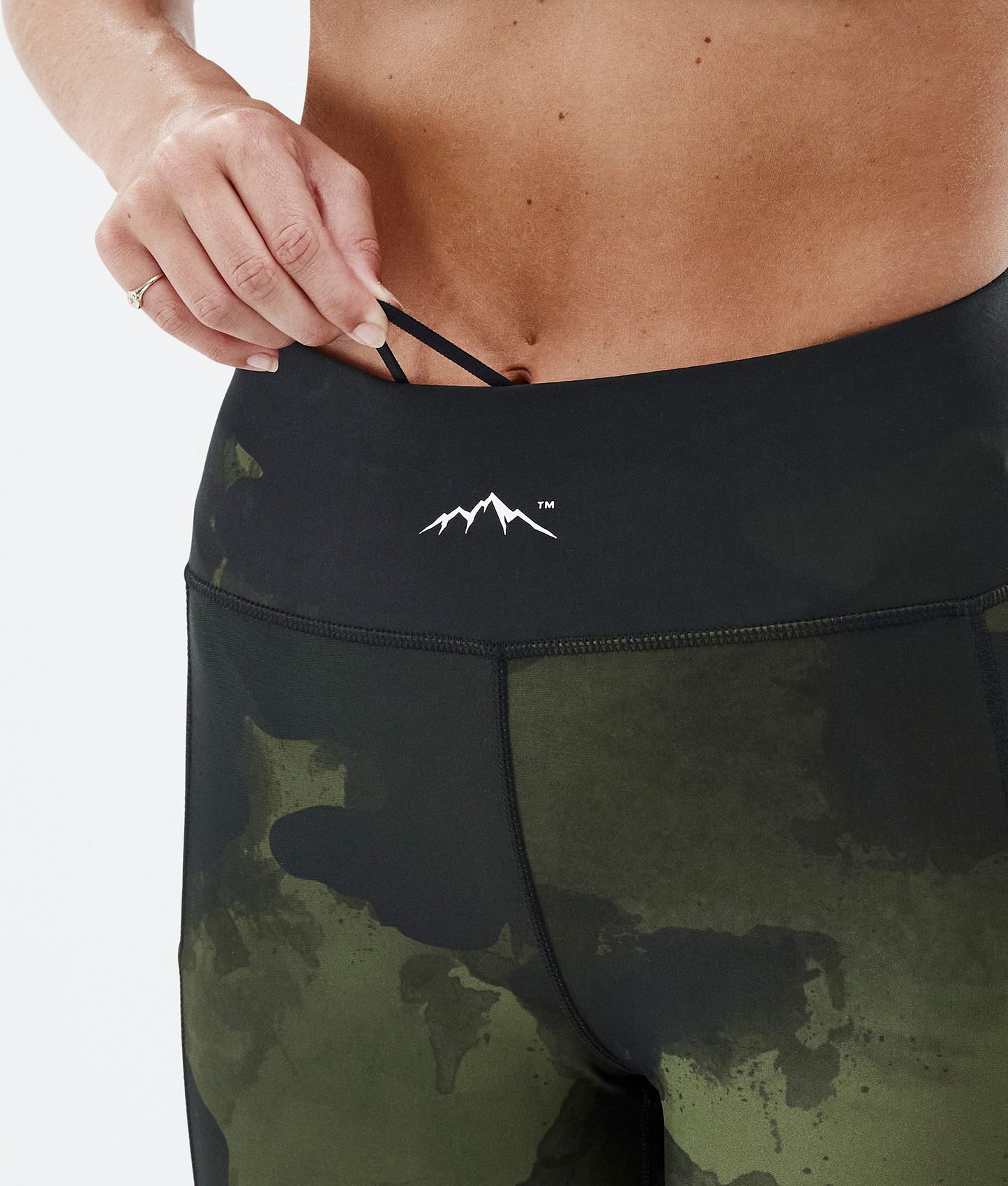 Leggings Women Green Camo