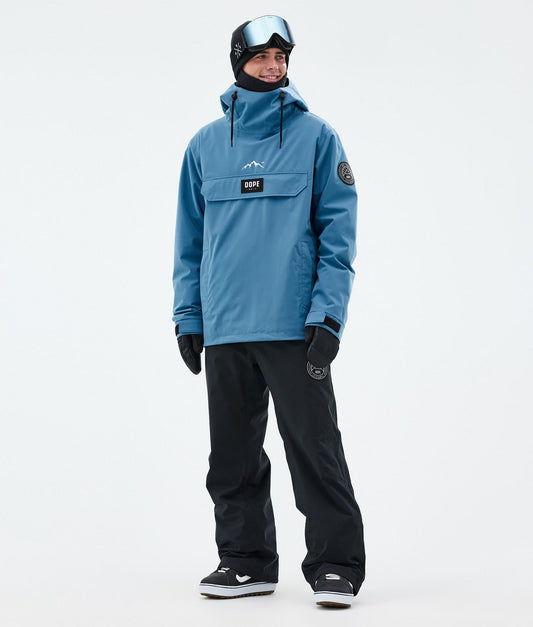 Snowboard Jacket Men Blue Steel