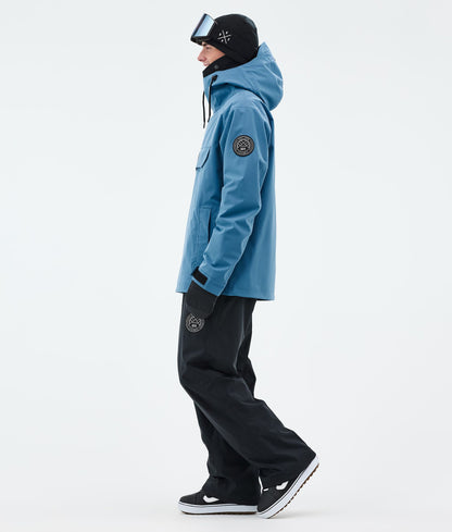 Snowboard Jacket Men Blue Steel