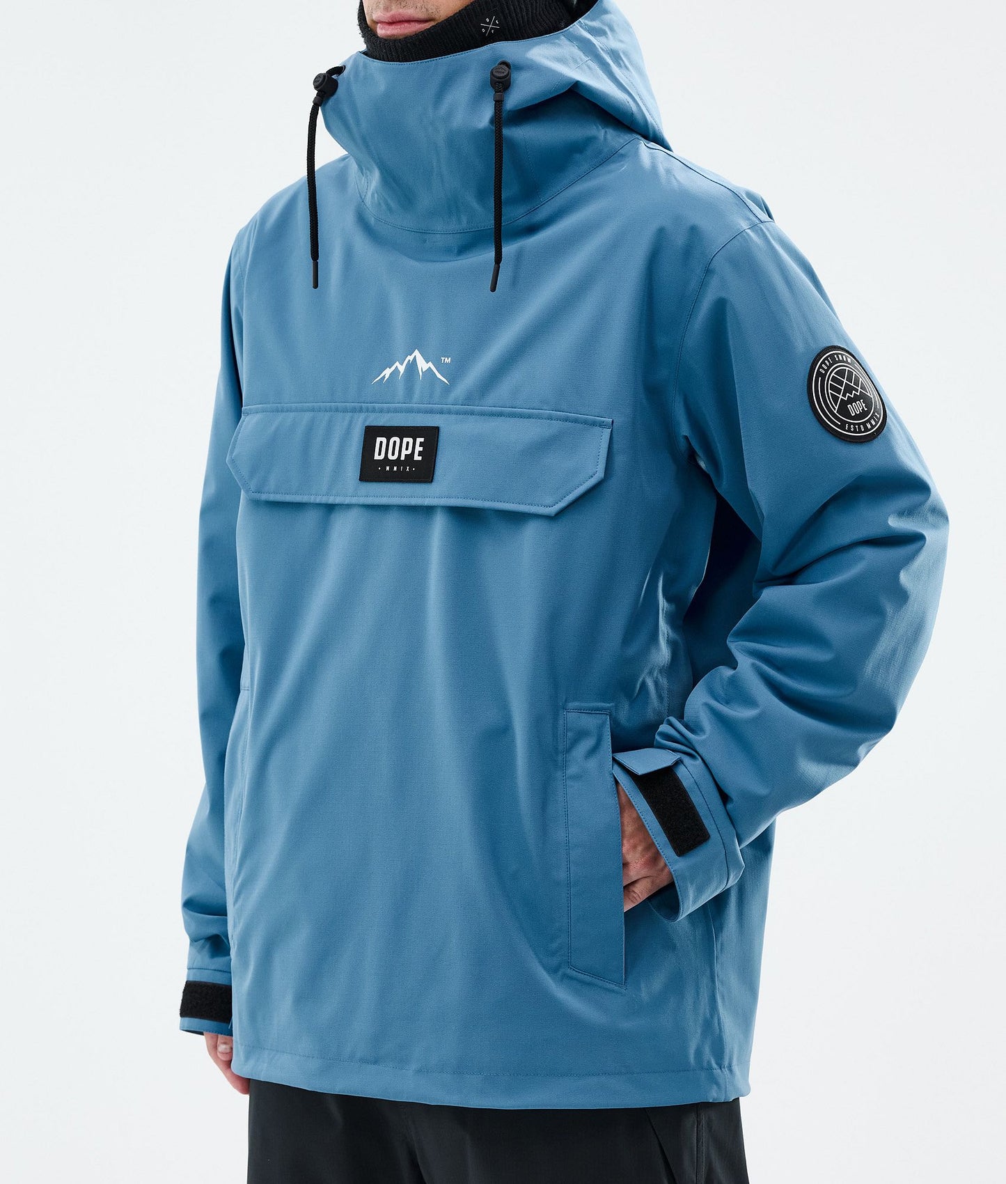 Snowboard Jacket Men Blue Steel