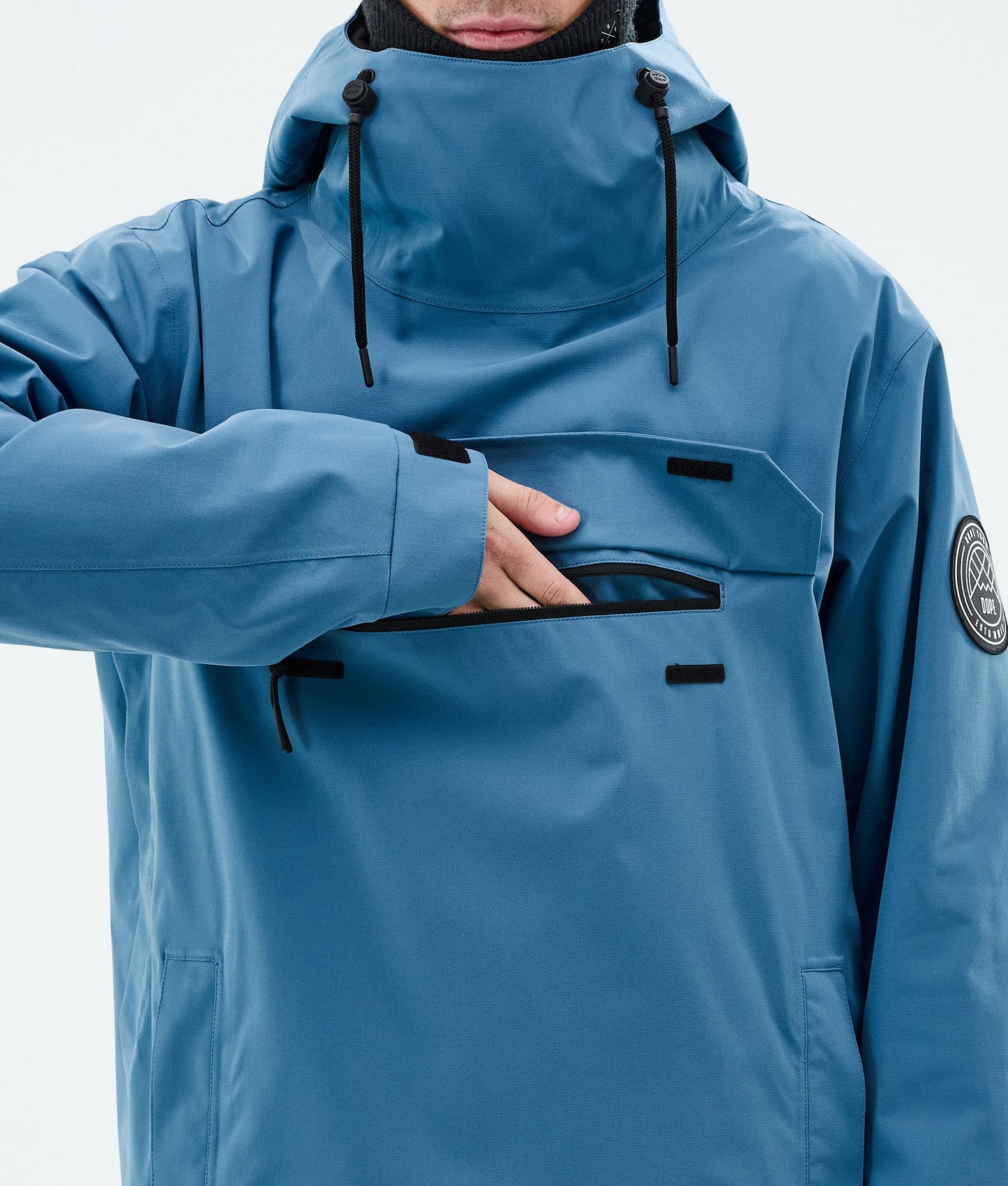 Snowboard Jacket Men Blue Steel