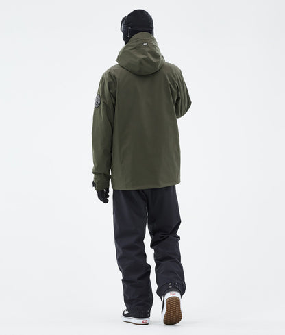 Snowboard Jacket Men Olive Green
