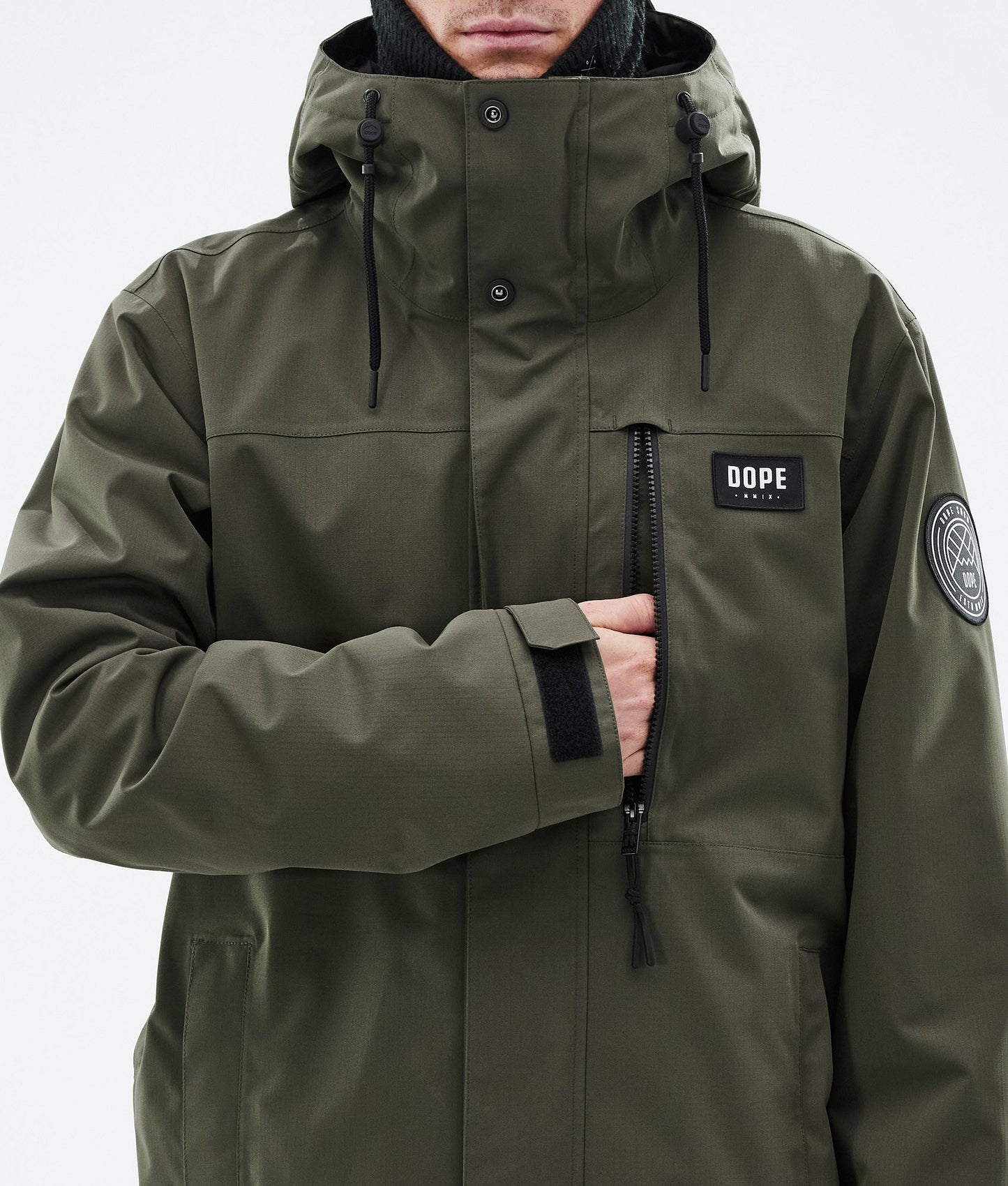 Snowboard Jacket Men Olive Green