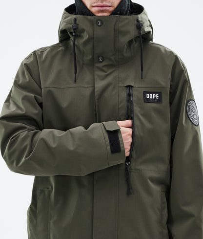 Snowboard Jacket Men Olive Green