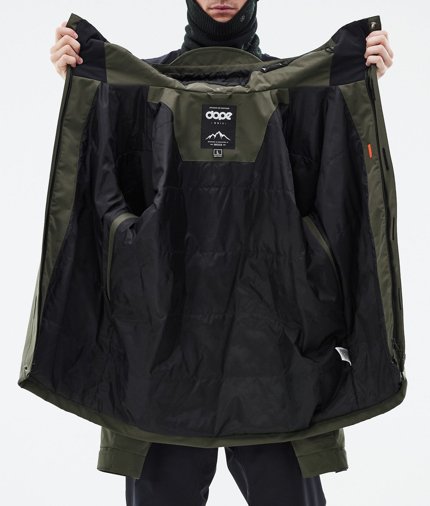 Snowboard Jacket Men Olive Green