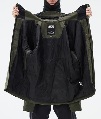 Snowboard Jacket Men Olive Green