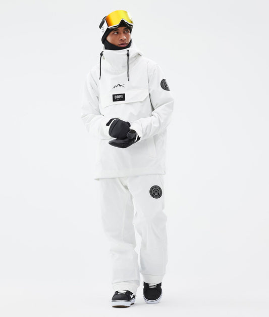 Snowboard Pants Men Old White