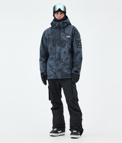 Snowboard Jacket Men Metal Blue Camo