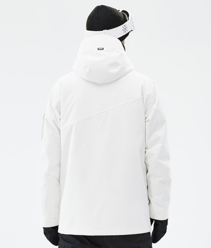 Snowboard Jacket Men Old White