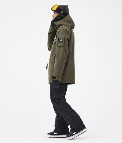 Snowboard Jacket Men Olive Green