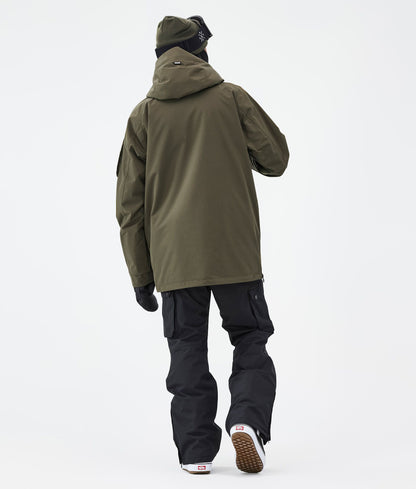 Snowboard Jacket Men Olive Green