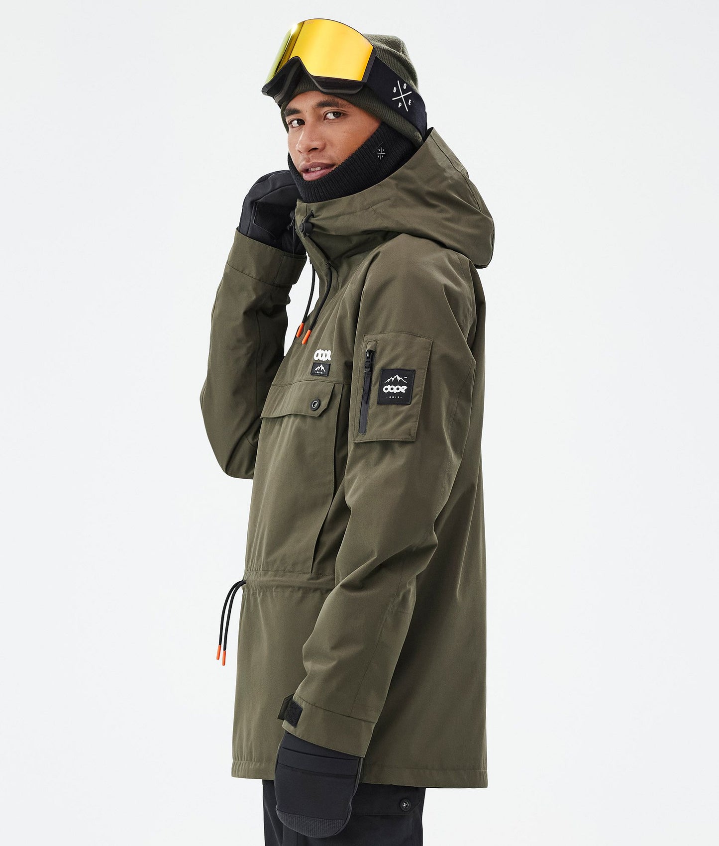 Snowboard Jacket Men Olive Green