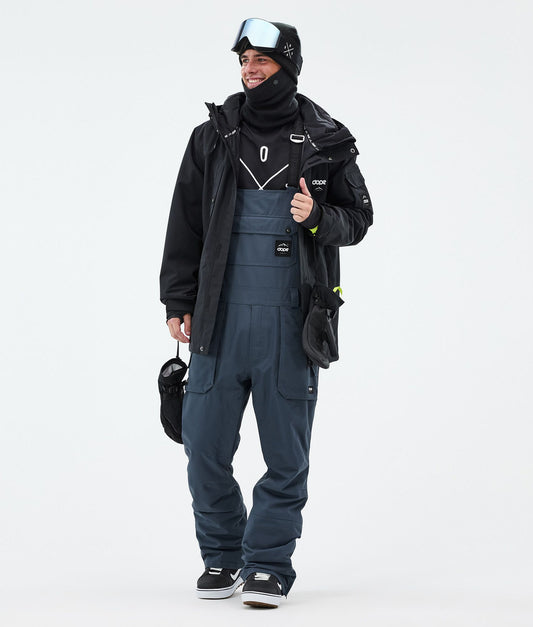 Snowboard Pants Men Metal Blue