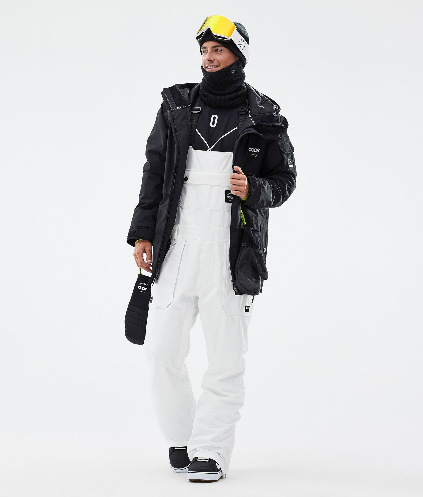 Snowboard Pants Men Old White