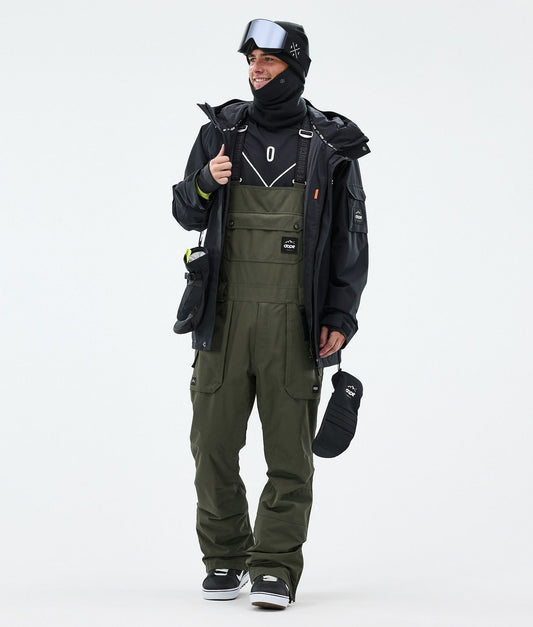 Snowboard Pants Men Olive Green