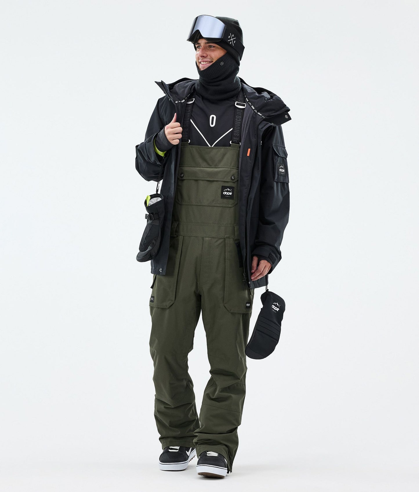 Snowboard Pants Men Olive Green