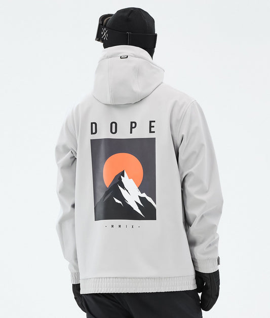 Snowboard Jacket Men Aphex Light Grey