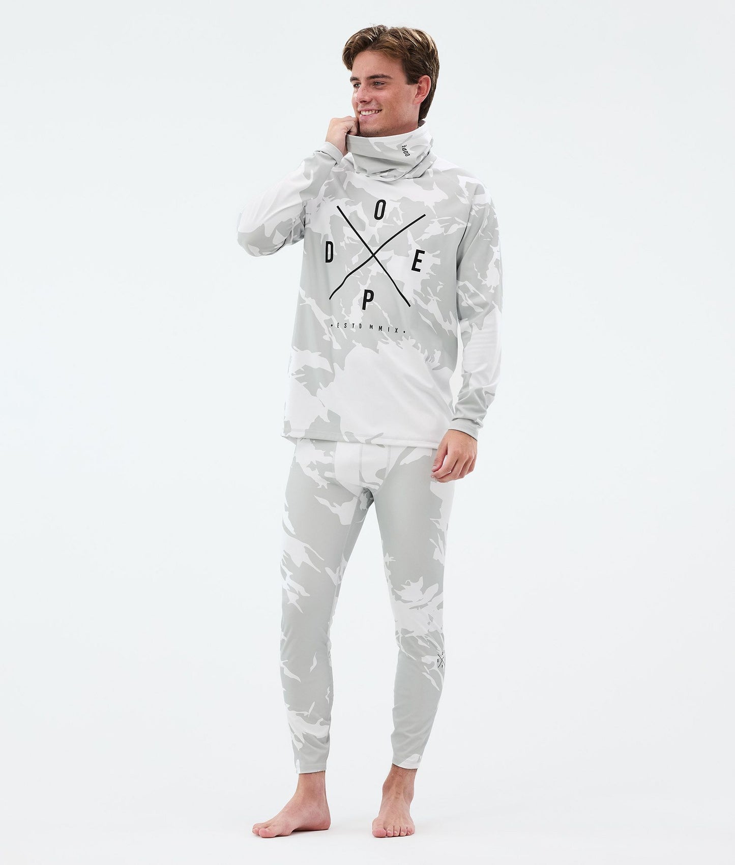 Base Layer Top Men 2X-Up Grey Camo